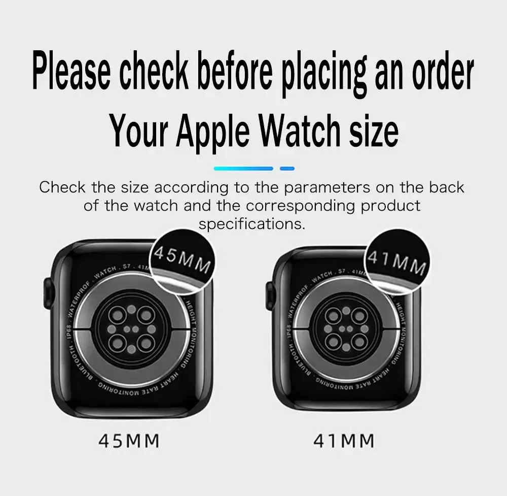 Film écran souple 9D pour Apple Watch 38 à 49 mm
