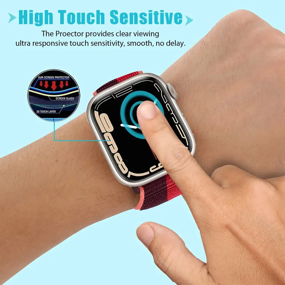 Film écran souple 9D pour Apple Watch 38 à 49 mm