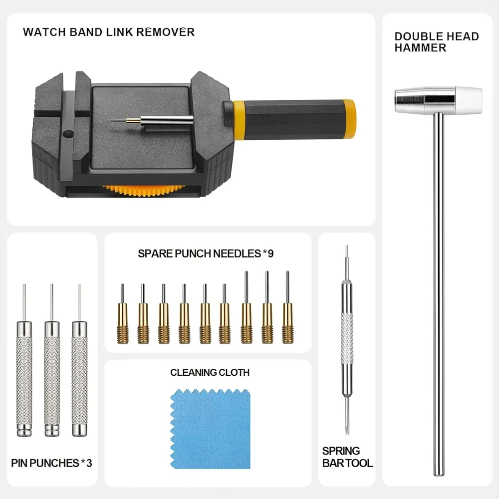 Kit réparation bracelet montre extracteur de maillons