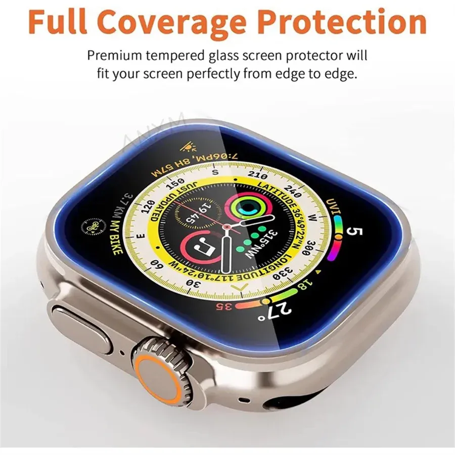 Lot de 2 films verre trempé pour Apple Watch Ultra 49mm