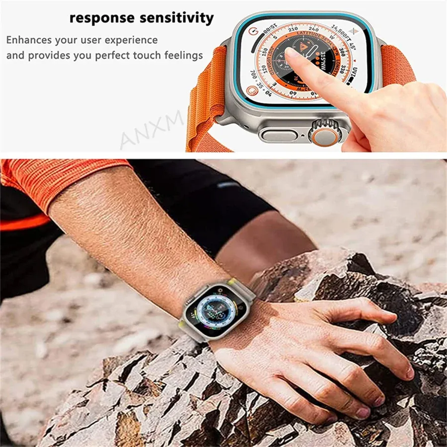Lot de 2 films verre trempé pour Apple Watch Ultra 49mm