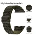 Lot de 3 bracelets nylon tressé 38 à 49 mm pour Apple Watch – 3