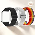 Lot de 3 bracelets nylon tressé 38 à 49 mm pour Apple Watch – Couleur Combination 2
