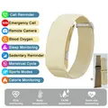 Montre connectée santé ECG sans écran – Couleur Golden