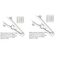 Outil démontage bracelet montre – Couleur 2-piece set C