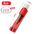 Outil réglage bracelet montre acier – Couleur Red