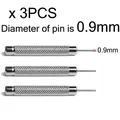 Outil réparation bracelet montre poinçon et marteau – Couleur 3 pièces de diamètre 0,9