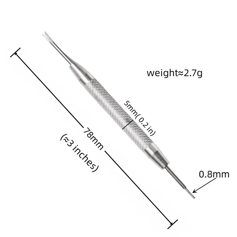 Outil retrait ressort bracelet montre métal