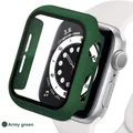 Protection écran et boîtier pour Apple Watch 38 à 45 mm – Couleur Army green28