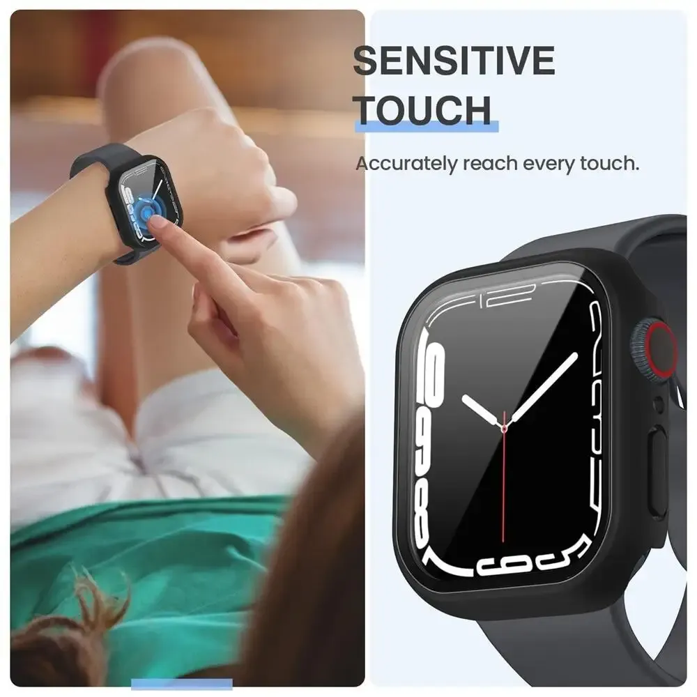Protection écran et boîtier pour Apple Watch 38 à 45 mm