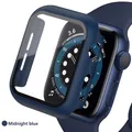 Protection écran et boîtier pour Apple Watch 38 à 45 mm – Couleur Midnight blue9