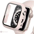 Protection écran et boîtier pour Apple Watch 38 à 45 mm – Couleur Pink Sand8