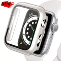 Protection écran et boîtier pour Apple Watch 38 à 45 mm – Couleur starlight29