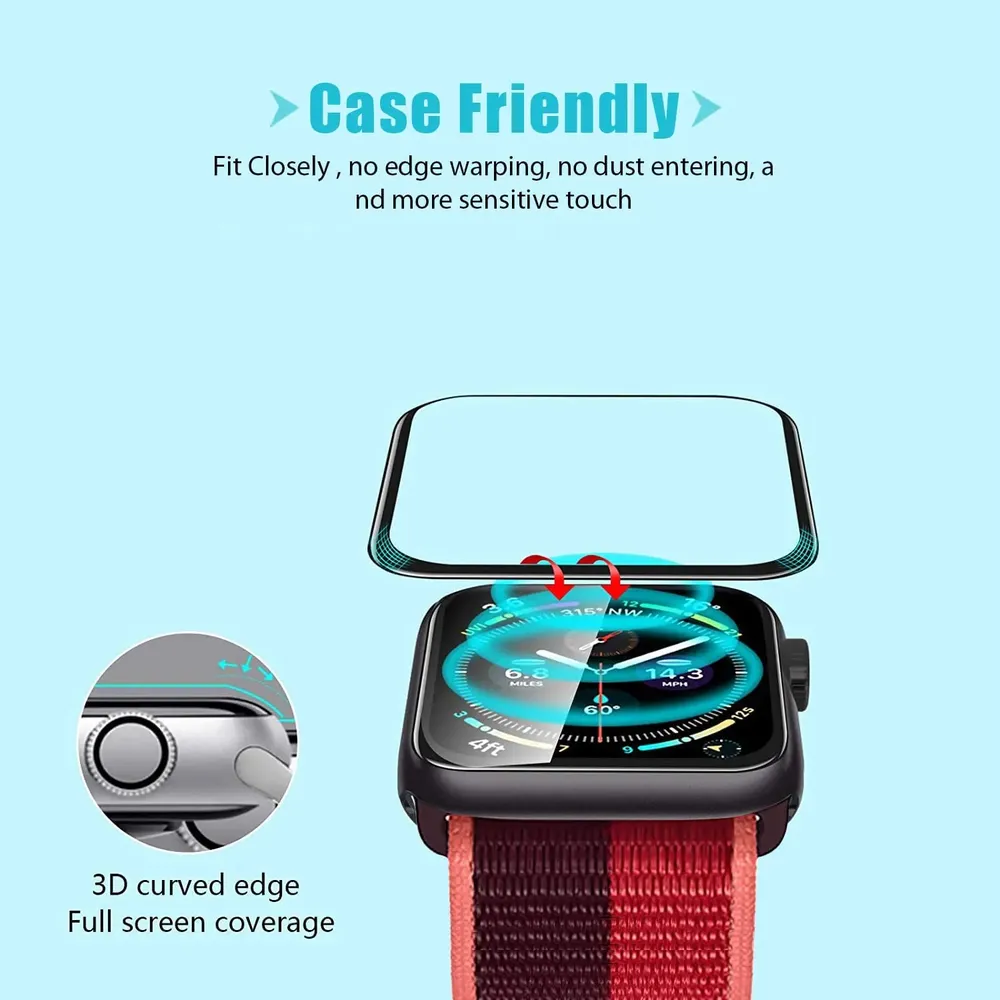 Protection écran souple pour Apple Watch 38-45mm