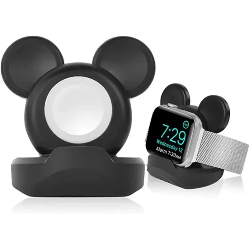 Support chargeur silicone pour Apple Watch 1-11 SE