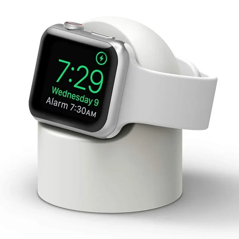 Support chargeur silicone pour Apple Watch toutes séries