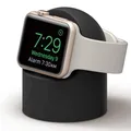 Support chargeur silicone pour Apple Watch toutes séries – Couleur black
