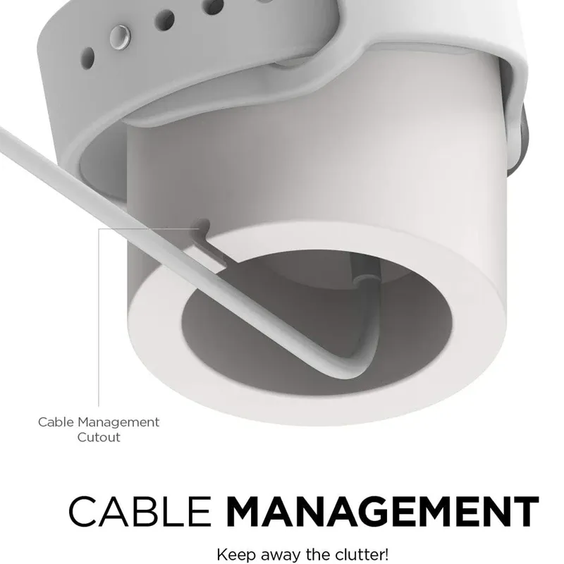 Support chargeur silicone pour Apple Watch toutes séries