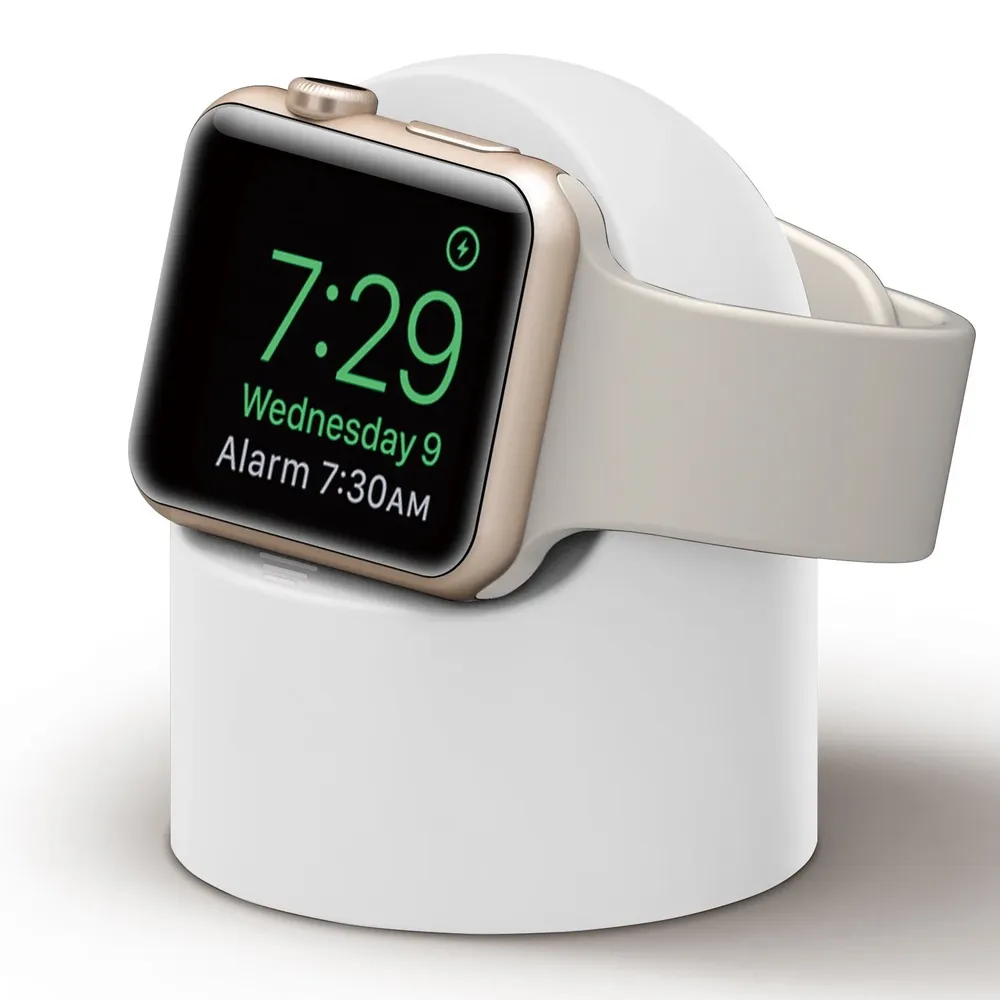 Support chargeur silicone pour Apple Watch toutes séries