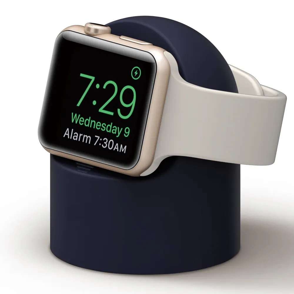 Support chargeur silicone pour Apple Watch toutes séries
