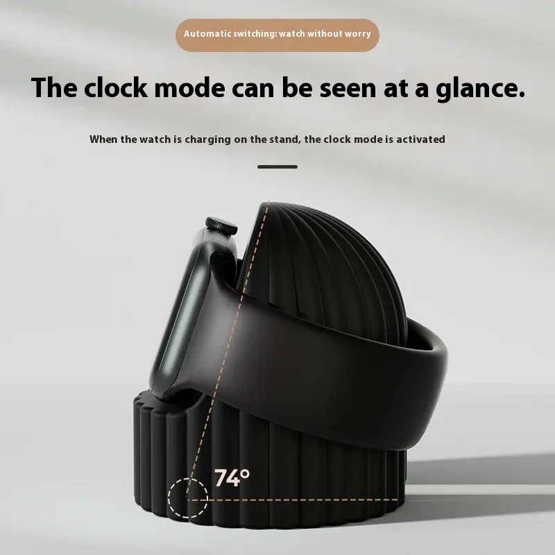 Support chargeur silicone pour Apple Watch toutes séries