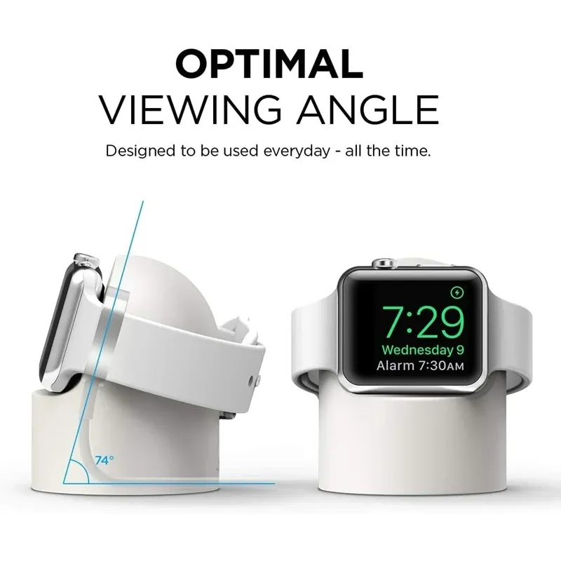 Support chargeur silicone pour Apple Watch toutes séries