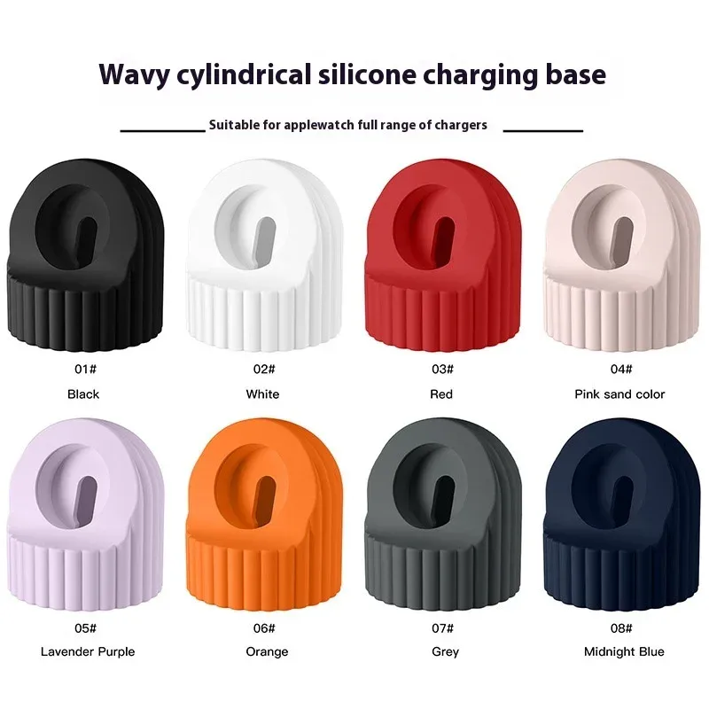 Support chargeur silicone pour Apple Watch toutes séries