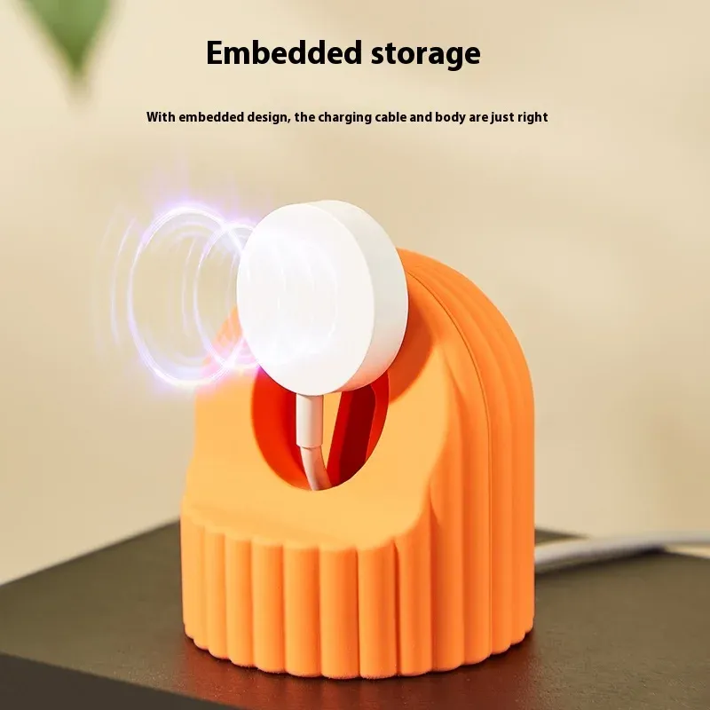 Support chargeur silicone pour Apple Watch toutes séries
