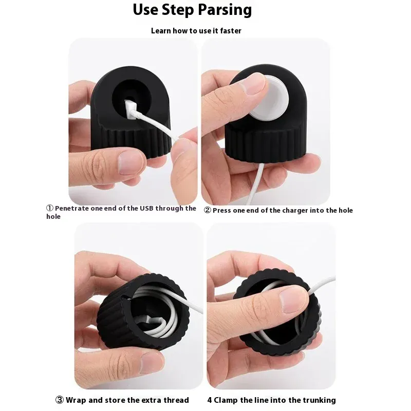 Support chargeur silicone pour Apple Watch toutes séries
