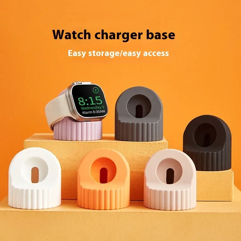 Support chargeur silicone pour Apple Watch toutes séries