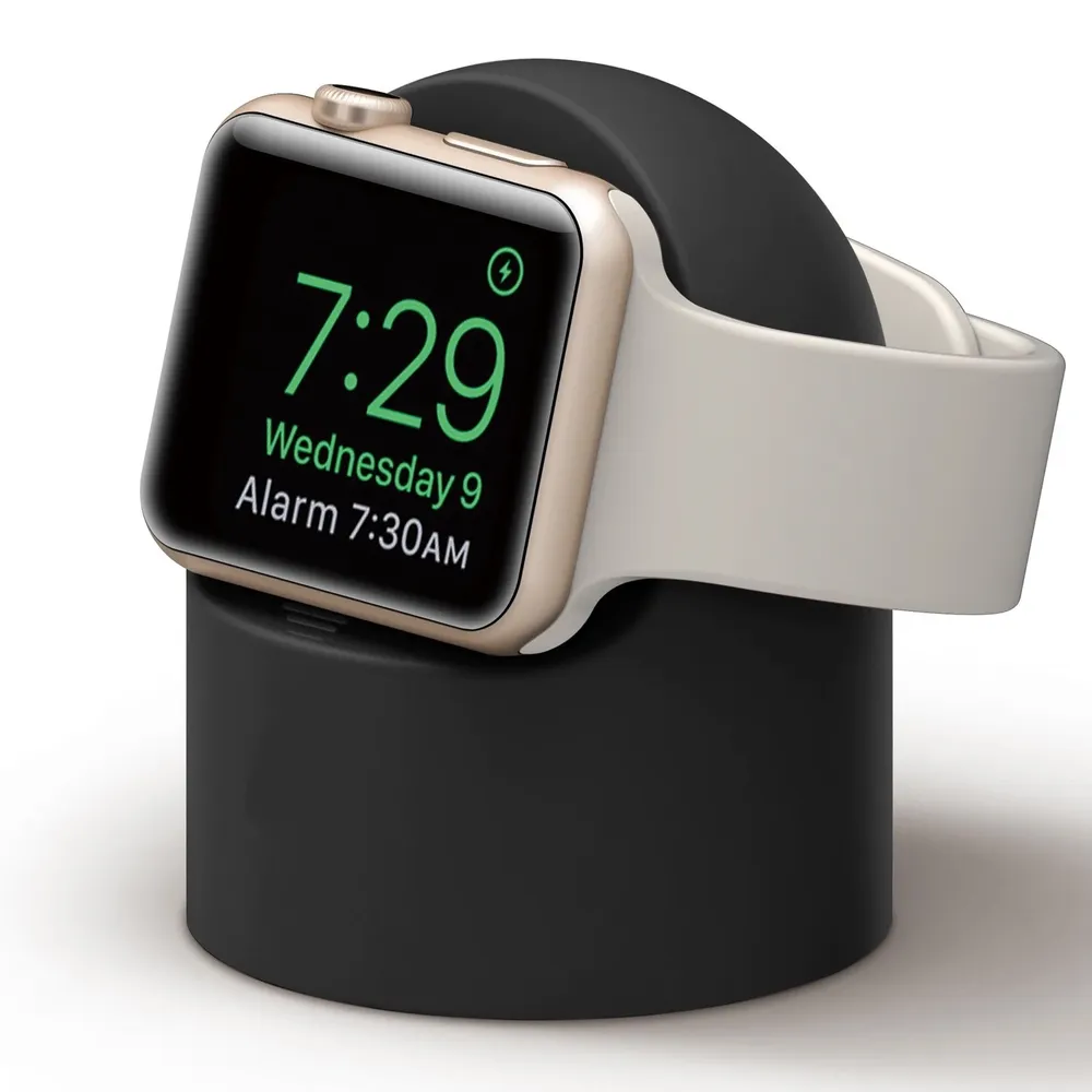 Support chargeur silicone pour Apple Watch toutes séries