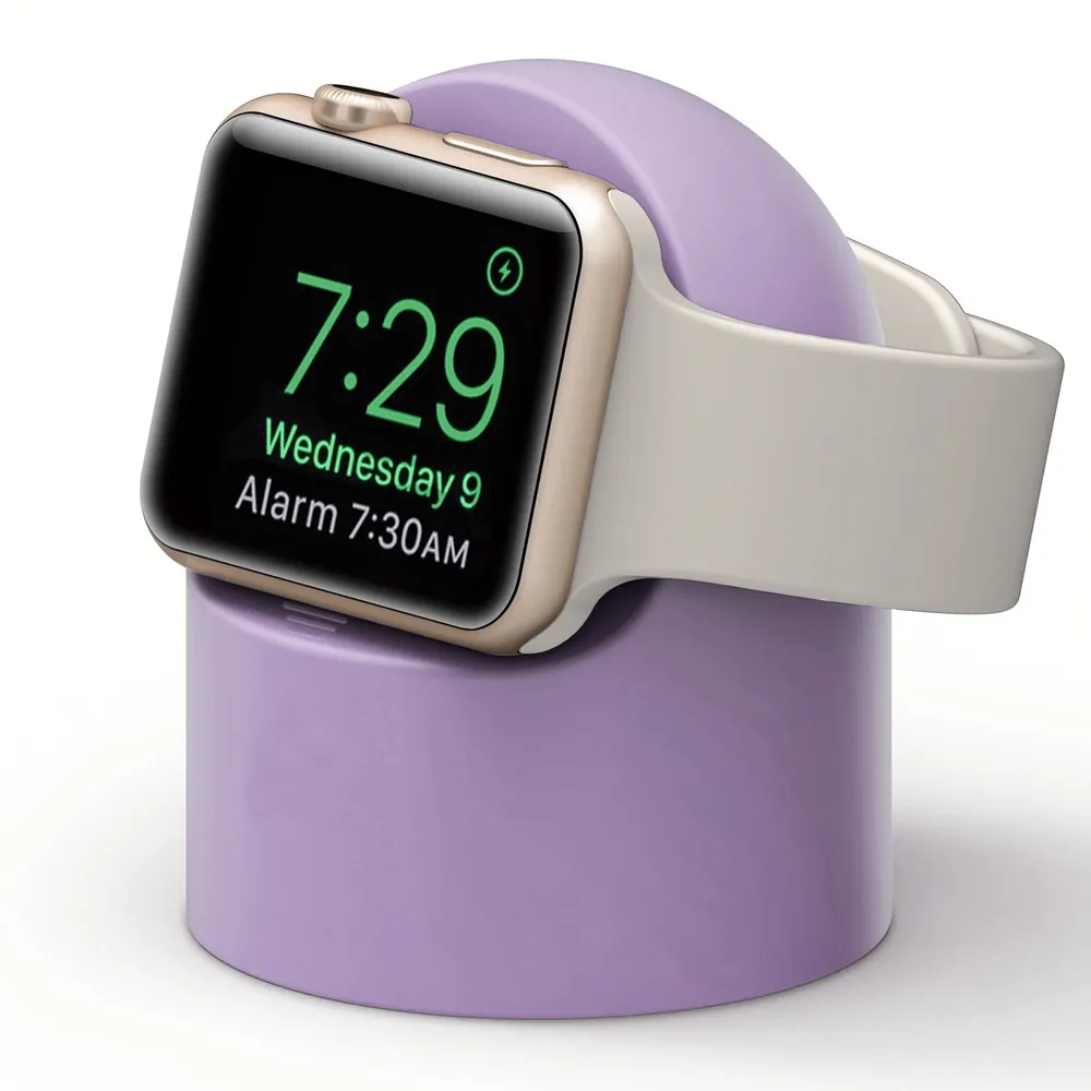 Support chargeur silicone pour Apple Watch toutes séries
