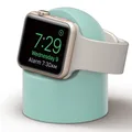 Support chargeur silicone pour Apple Watch toutes séries – Couleur Mint Green