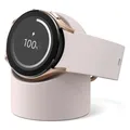 Support chargeur silicone pour Samsung Galaxy Watch 3/4 – Couleur Rose