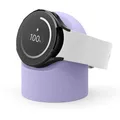 Support chargeur silicone pour Samsung Galaxy Watch 3/4 – Couleur Violet