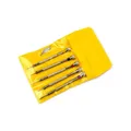 Tournevis acier 0,8 à 1,6 mm pour réparation montre – Couleur 5pcs set