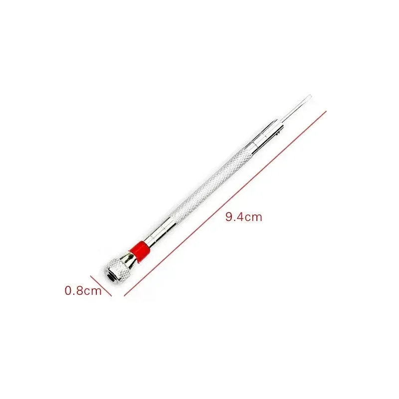 Tournevis acier 0,8 à 1,6 mm pour réparation montre
