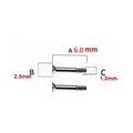 Tournevis H et U pour boucle bracelet montre – Couleur 6.0mm-2pcs