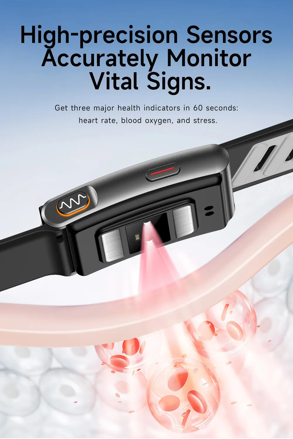Tracker activité santé ECG 3ATM homme femme