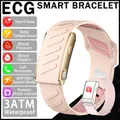 Tracker activité santé ECG 3ATM homme femme – Couleur Pink silicone tape