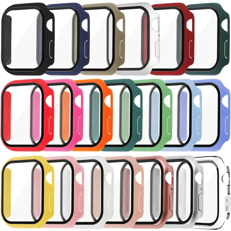 Verre et boîtier PC mat pour Apple Watch 42 à 46 mm