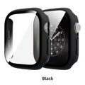 Verre et boîtier PC mat pour Apple Watch 42 à 46 mm – Couleur Black