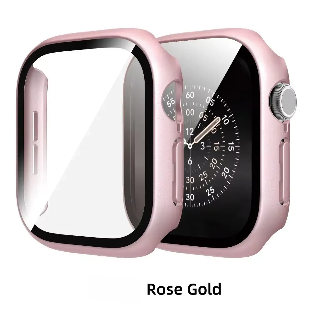 Verre et boîtier PC mat pour Apple Watch 42 à 46 mm