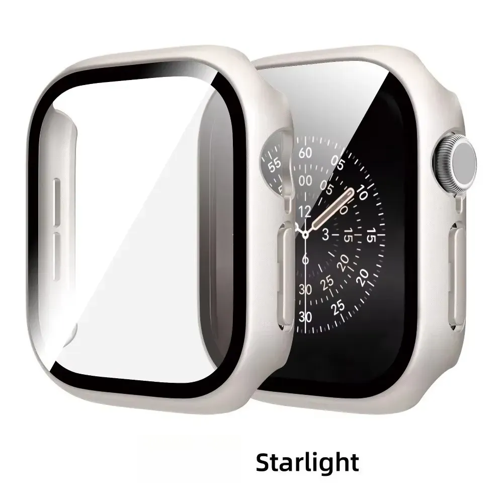 Verre et boîtier PC mat pour Apple Watch 42 à 46 mm