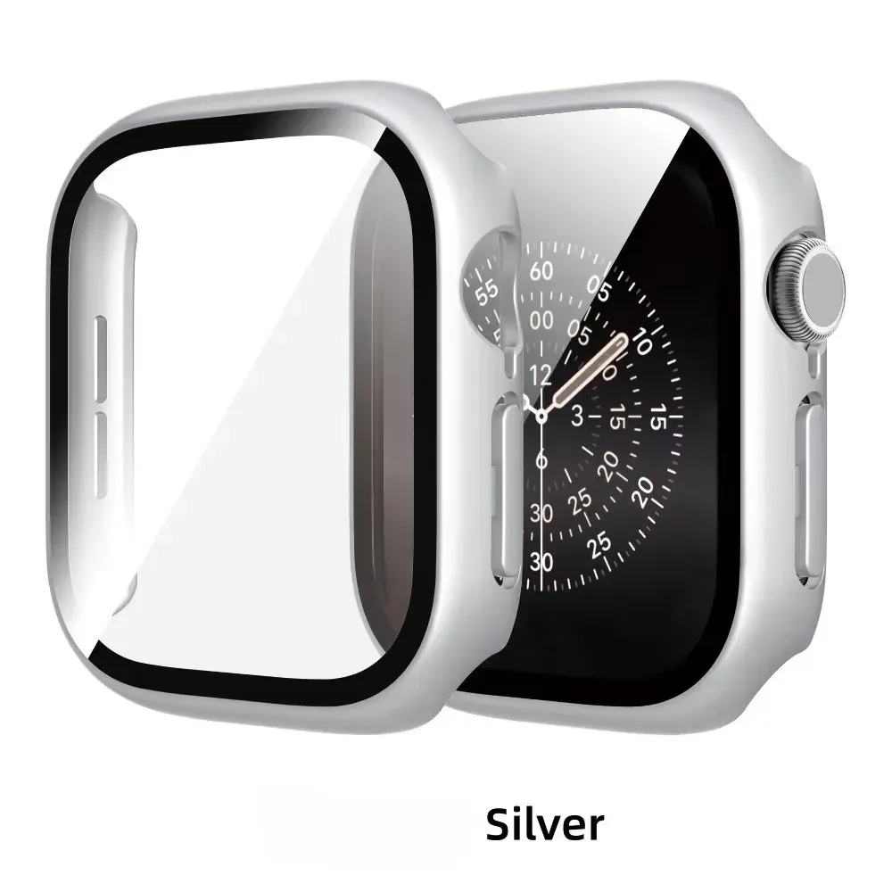 Verre et boîtier PC mat pour Apple Watch 42 à 46 mm
