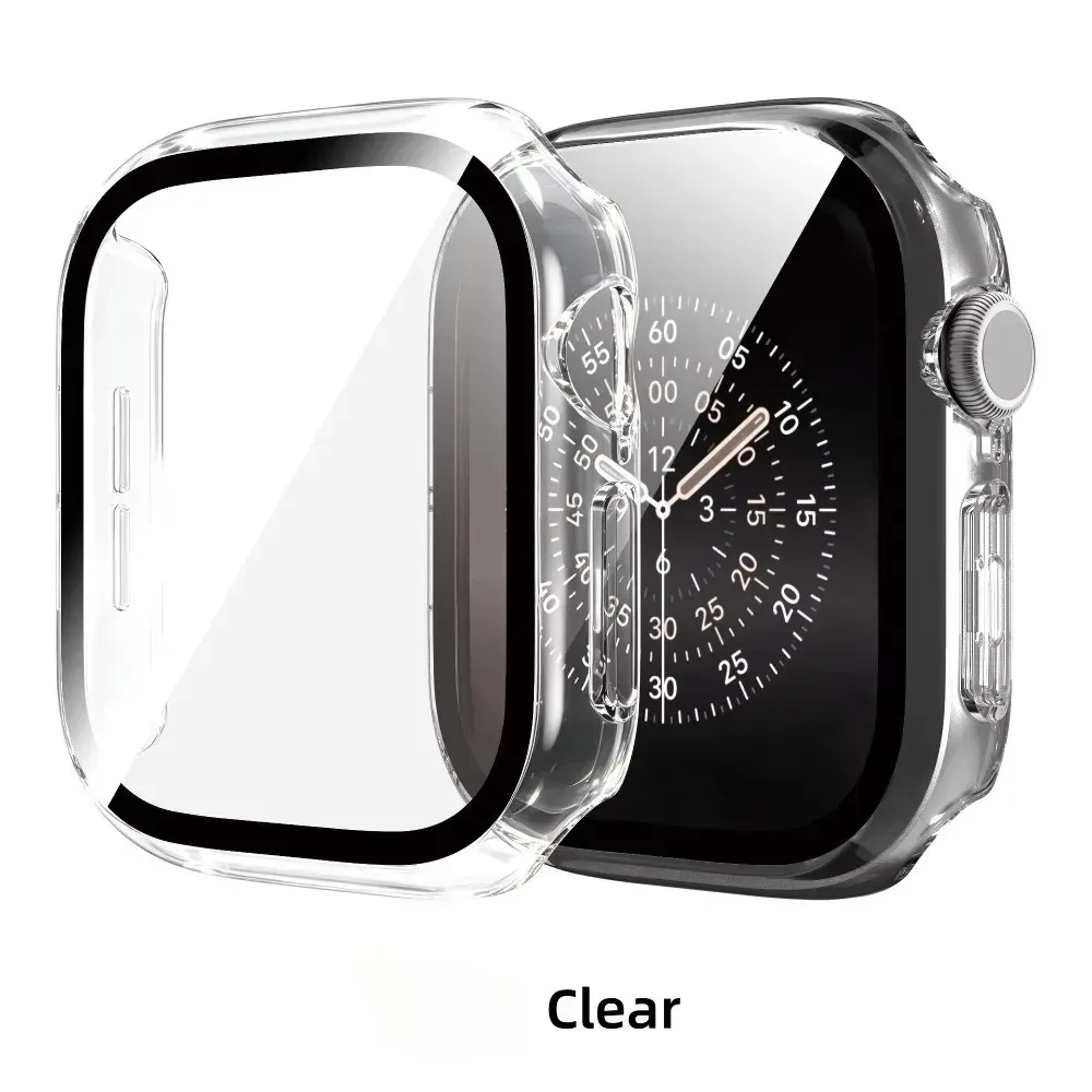 Verre et boîtier PC mat pour Apple Watch 42 à 46 mm