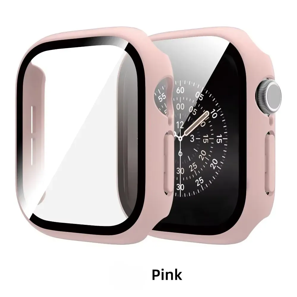 Verre et boîtier PC mat pour Apple Watch 42 à 46 mm