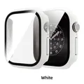 Verre et boîtier PC mat pour Apple Watch 42 à 46 mm – Couleur White