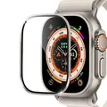 Verre et cadre métal pour Apple Watch Ultra 2 49 mm – Couleur 5 Titanium Gold