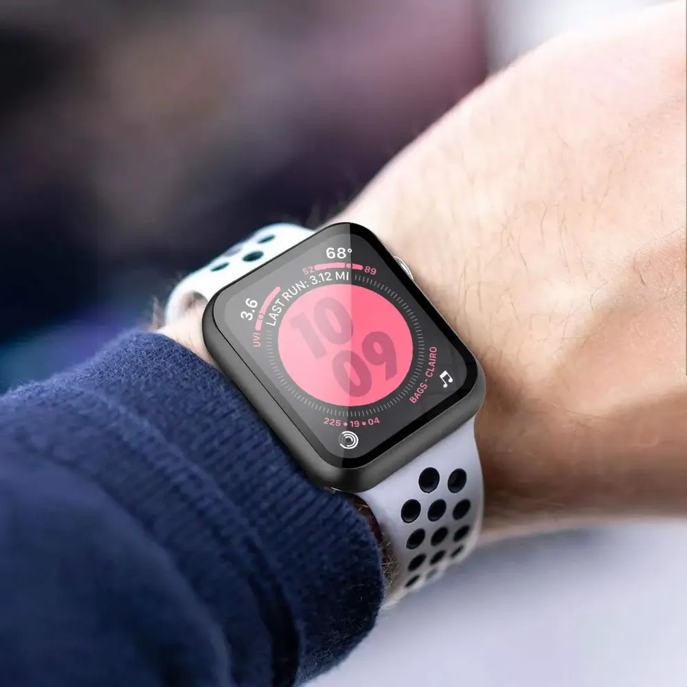 Verre et coque pour Apple Watch 38 à 45 mm